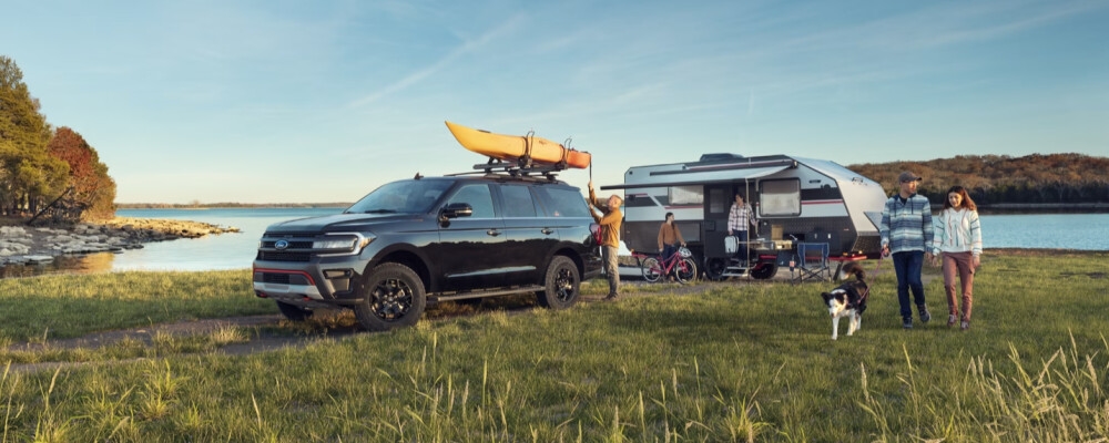 2024 Ford Expedition at a lake