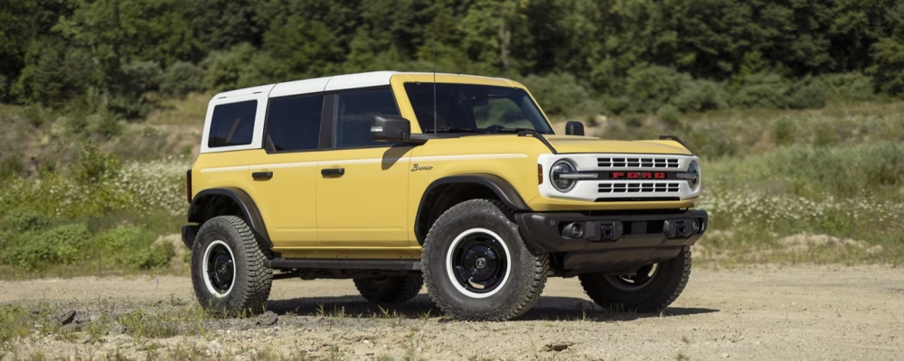 2024 Ford Bronco Heritage Limited Edition in Yellowstone Metallic