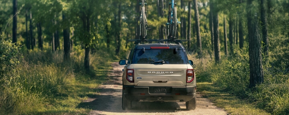 2024 Ford Bronco Sport Driving Down Dirt Path