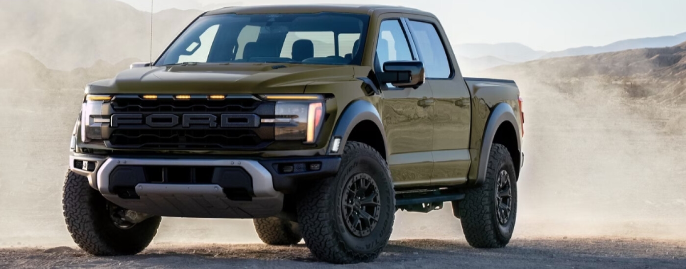 2024 Ford F-150 Raptor in the dessert