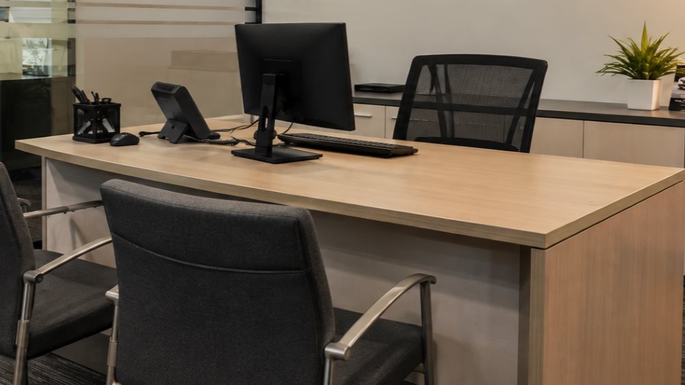 Sales team workspace at Toyota of Downtown Chicago