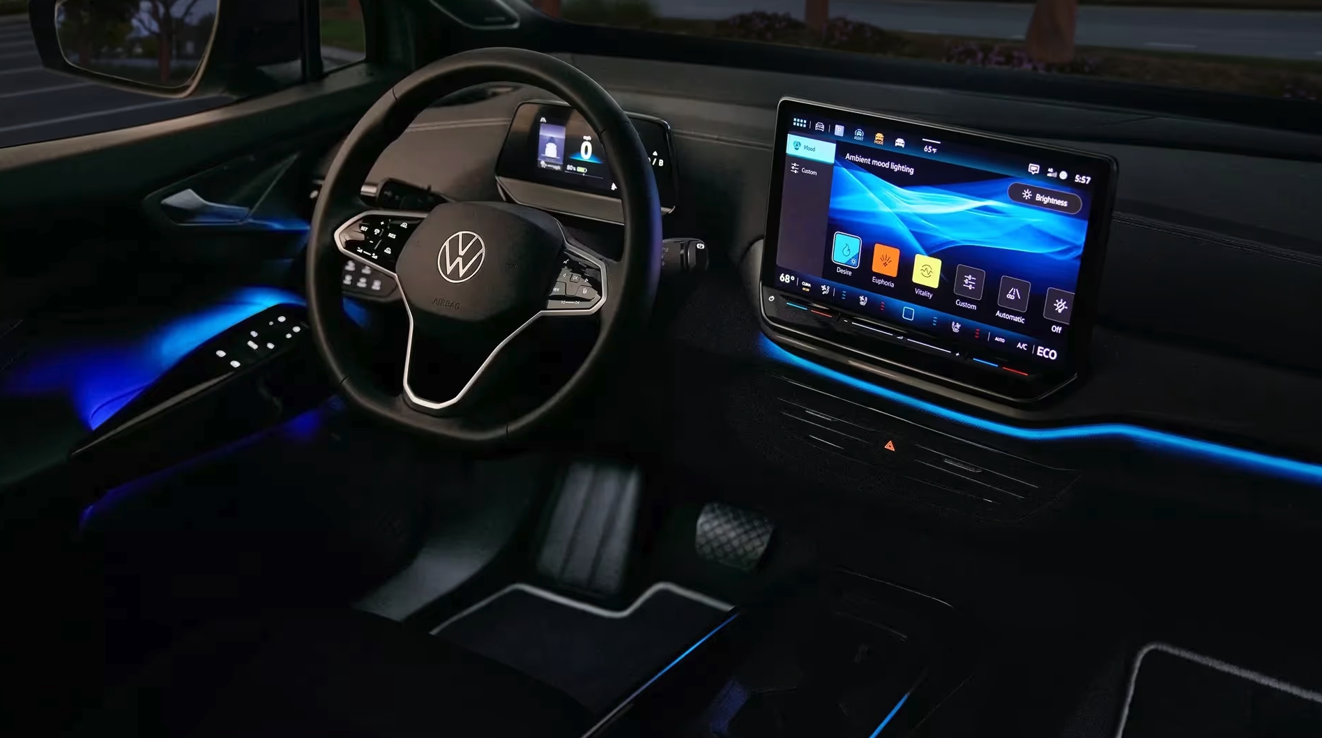 2026 ID.4 interior with 12.9-inch display