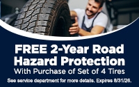With Purchase of 4 Tires