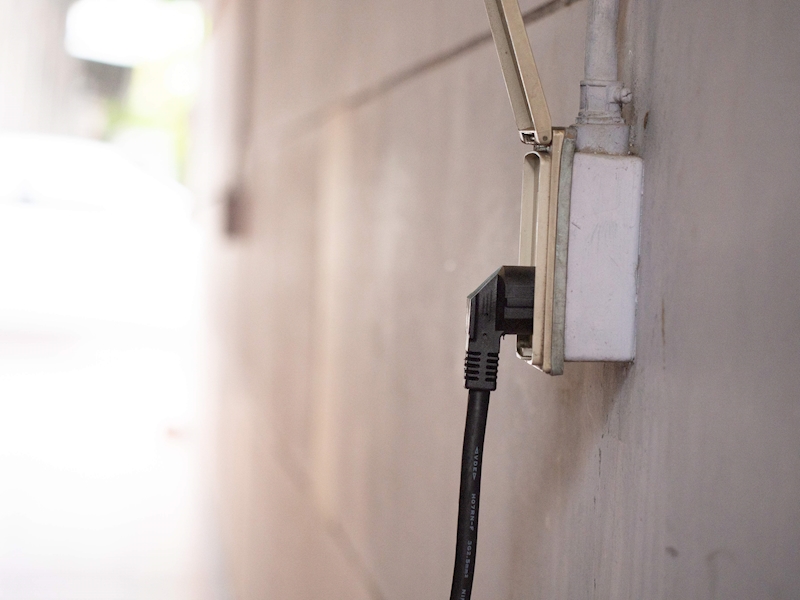 Standard household outlet used for Level 1 EV charging