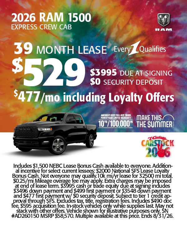 RAM 1500 Black Express Specials