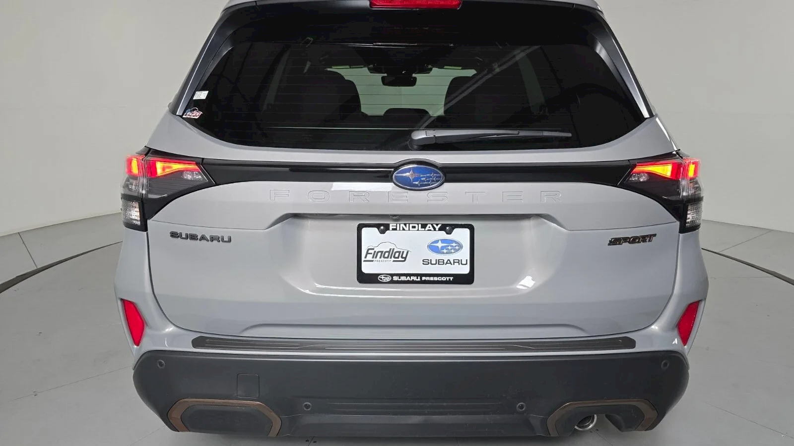 2026 Subaru Forester Sport at Findlay Subaru Prescott, rear view with tailgate badging (photo 3 of 10)