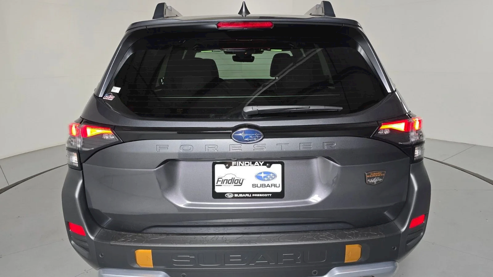 2026 Subaru Forester Wilderness at Findlay Subaru Prescott, rear view with tailgate badging (photo 3 of 9)