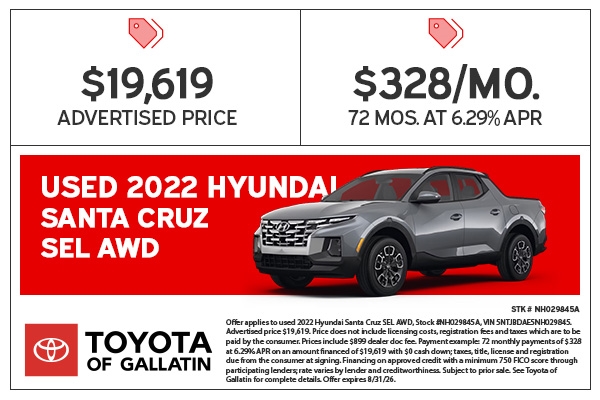 Pre-Owned Special Offer
