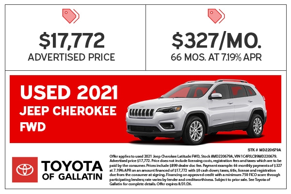 Pre-Owned Special Offer