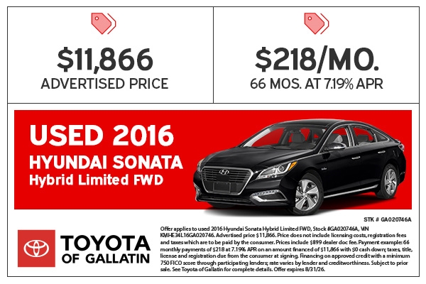Pre-Owned Special Offer