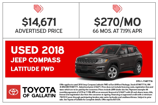 Pre-Owned Special Offer