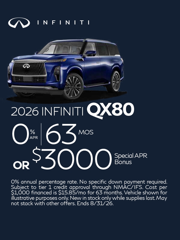Infiniti Qx80 Specials