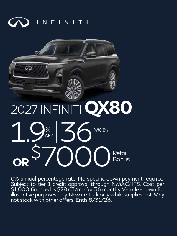 Infiniti Qx80 Specials