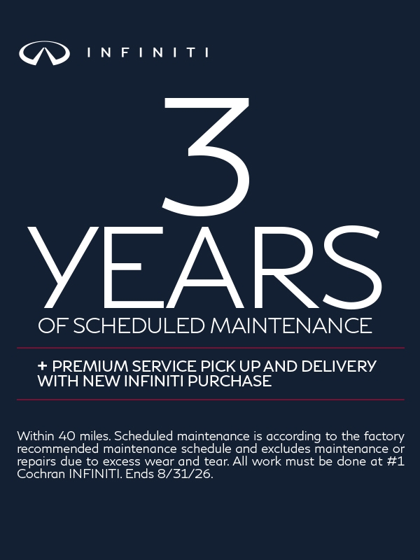 Infiniti Maintenance Specials