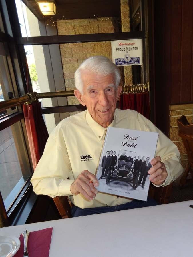Kenny Dahl with his book
