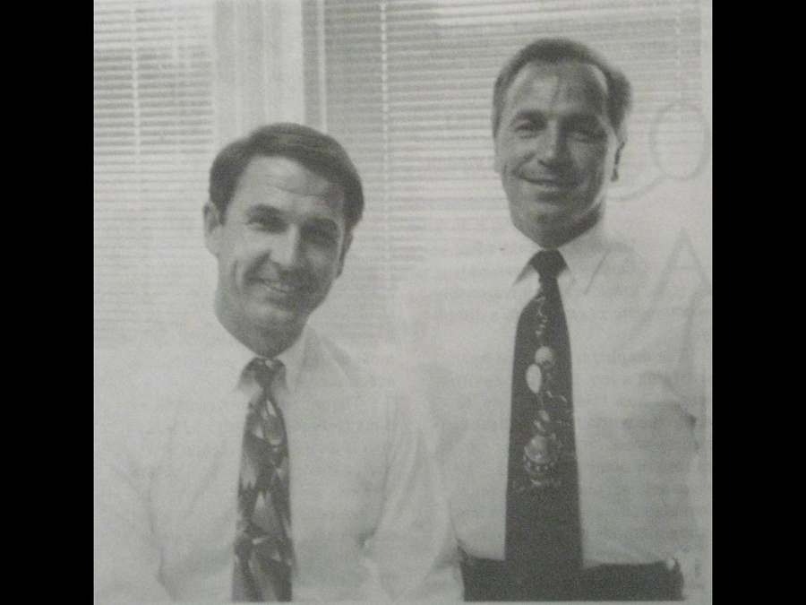 Harry Dahl with Don Weber at HSNA