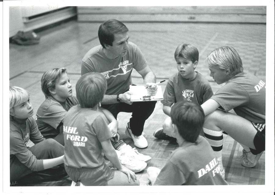 Harry coaching at YMCA