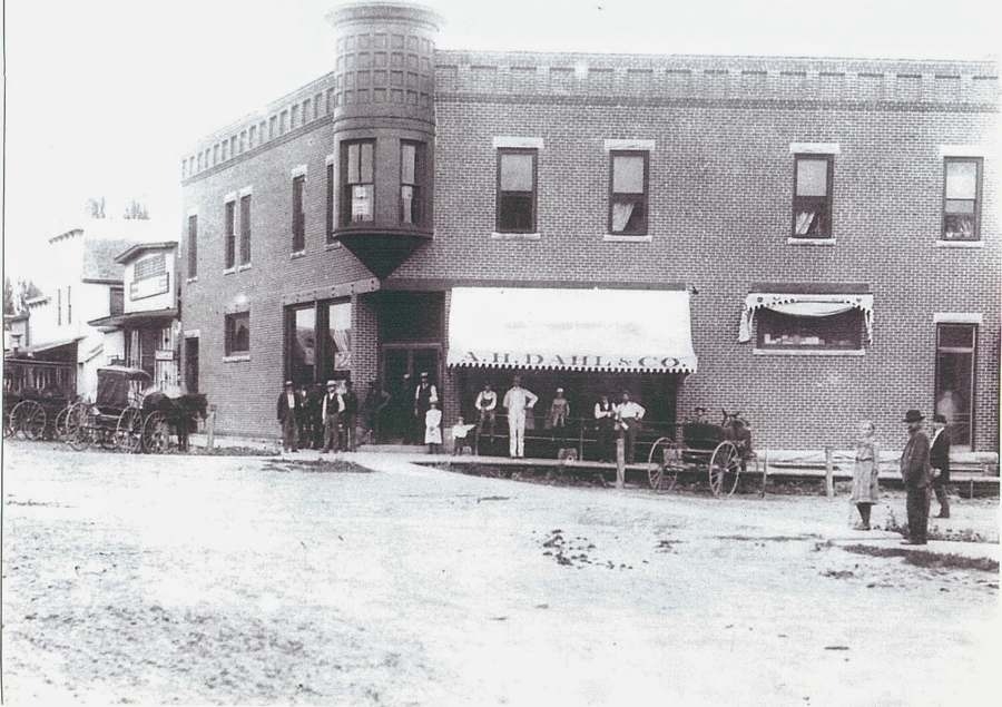 A.H. Dahl Co. building in Westby