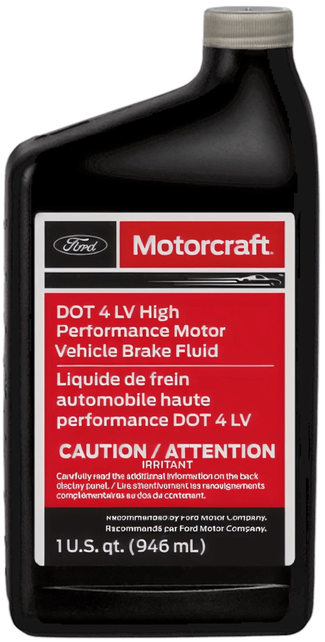 Motorcraft DOT 4 LV brake fluid for brake system service