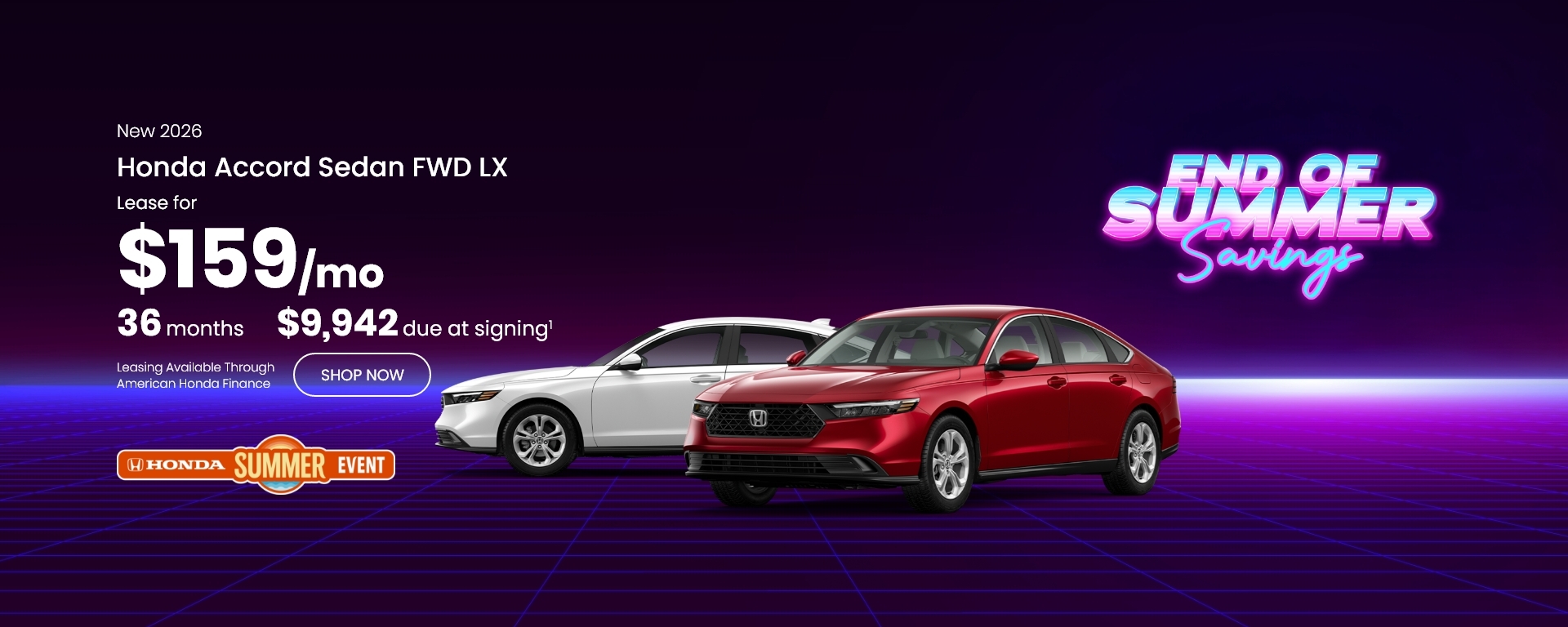 Alquila un Honda Accord LX con tracción delantera (FWD) nuevo del año 2026