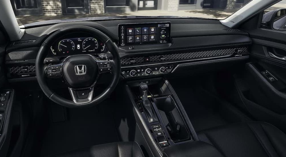 Black dash in a 2026 Honda Accord.