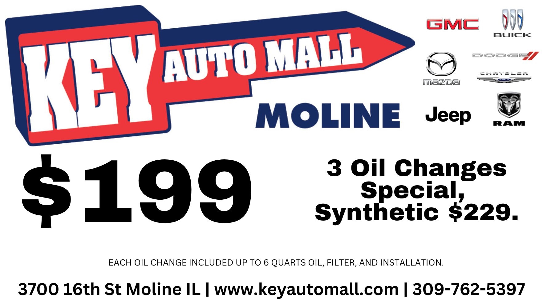 Three Oil Changes