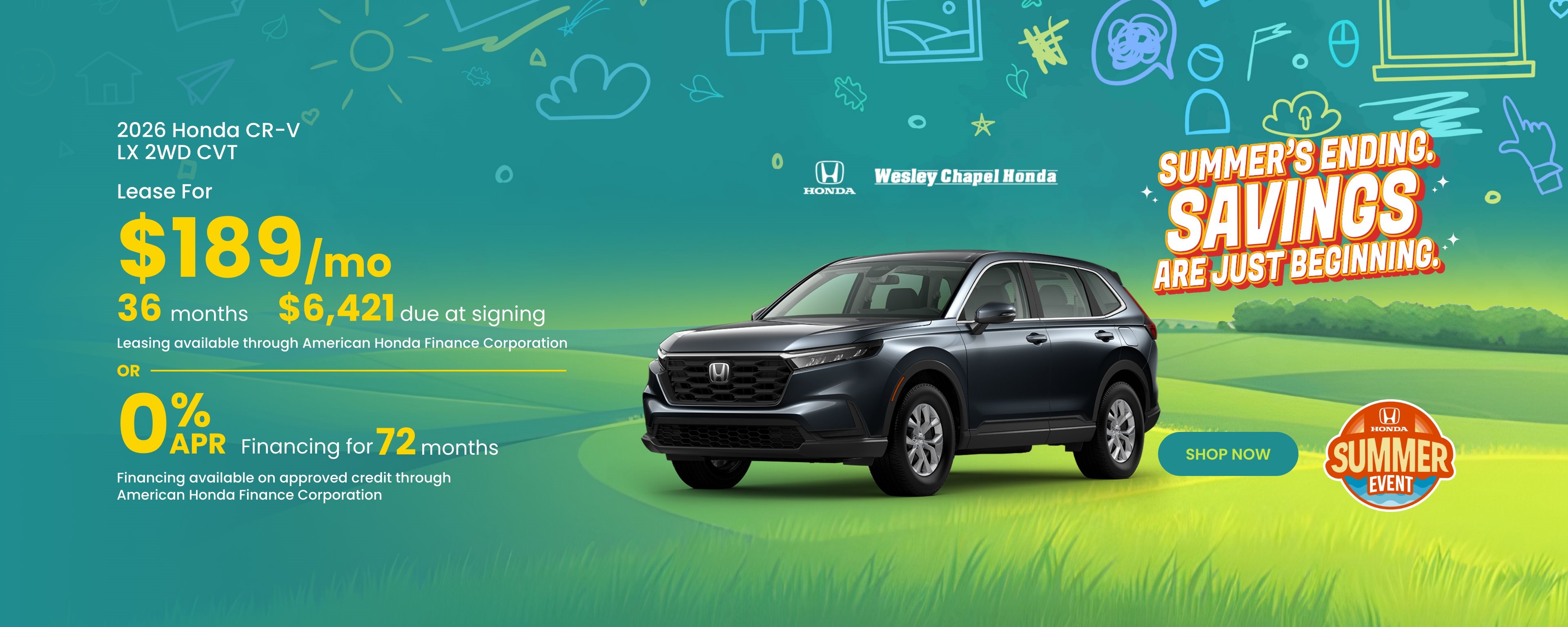 Lease a New 2026 Honda CR-V LX 2WD