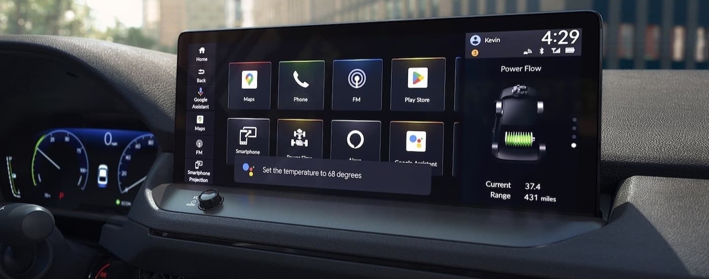 Infotainment screen in a 2026 Honda Accord.