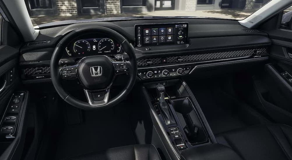 Black dash in a 2026 Honda Accord.