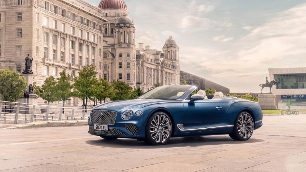 Bentley parked under cover in a climate-controlled Jacksonville garage