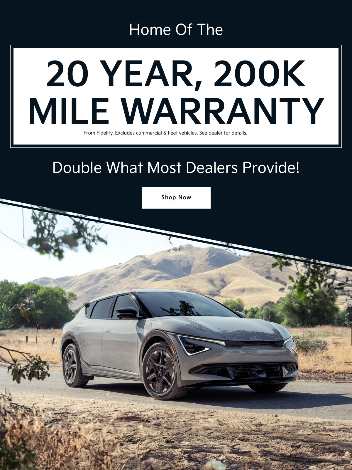 20 Year/200k Mile Warranty