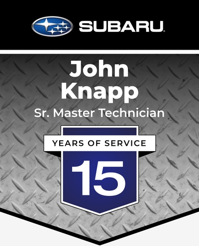 John Knapp, 15 Years of Service, Senior Master Technician at Lee's Summit Subaru
