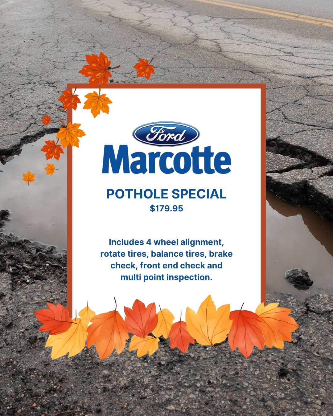 Pothole Special