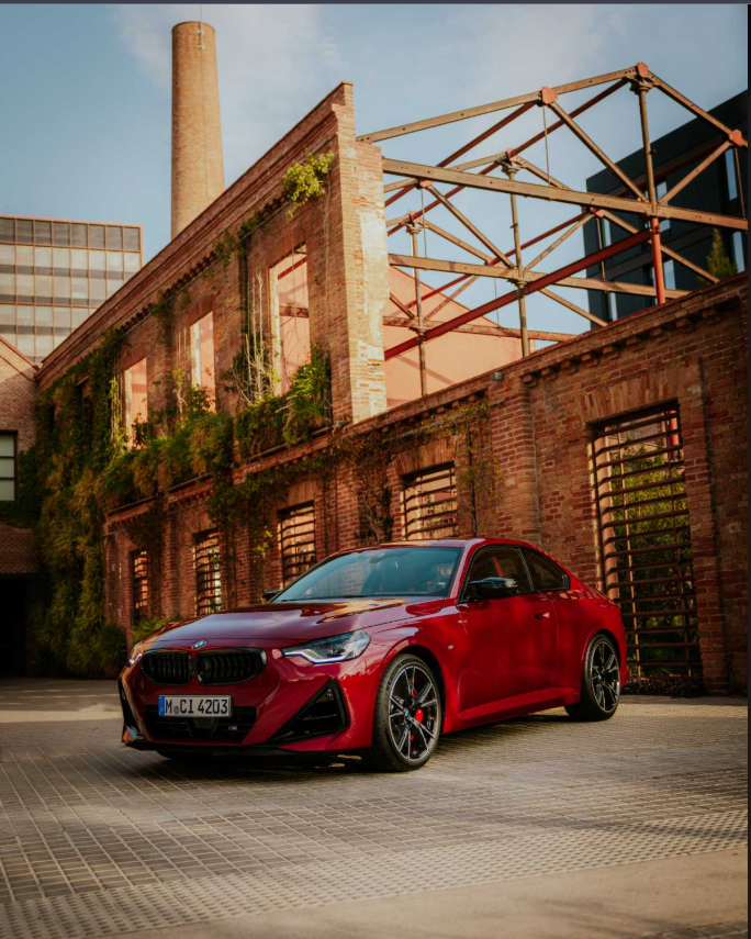 2026 BMW M240i coupe front three-quarter view