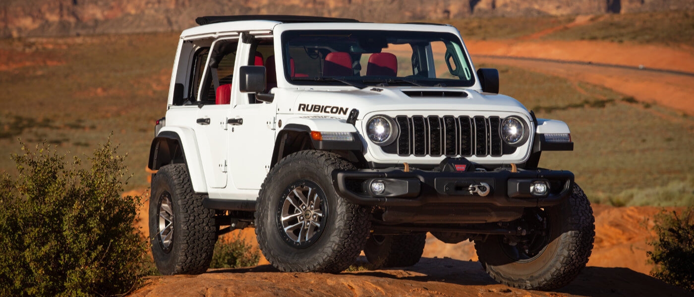 2026 Jeep Wrangler parked in desert