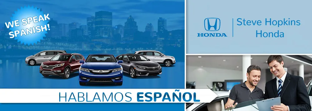 Hablamos Español en Steve Hopkins Honda