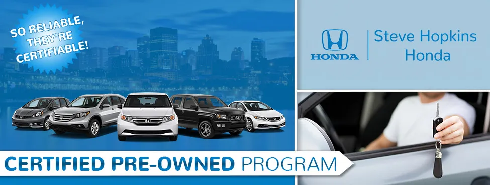 Honda Certified Pre-Owned Program - Steve Hopkins Honda