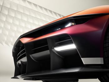 Aston Martin Valen carbon splitter and front fascia