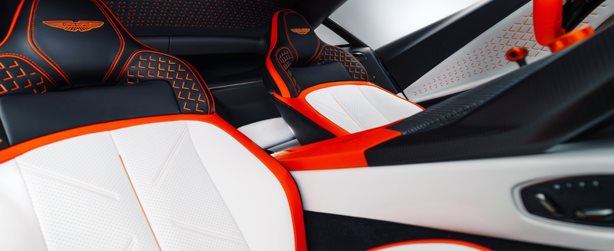 Aston Martin Valen interior and seats