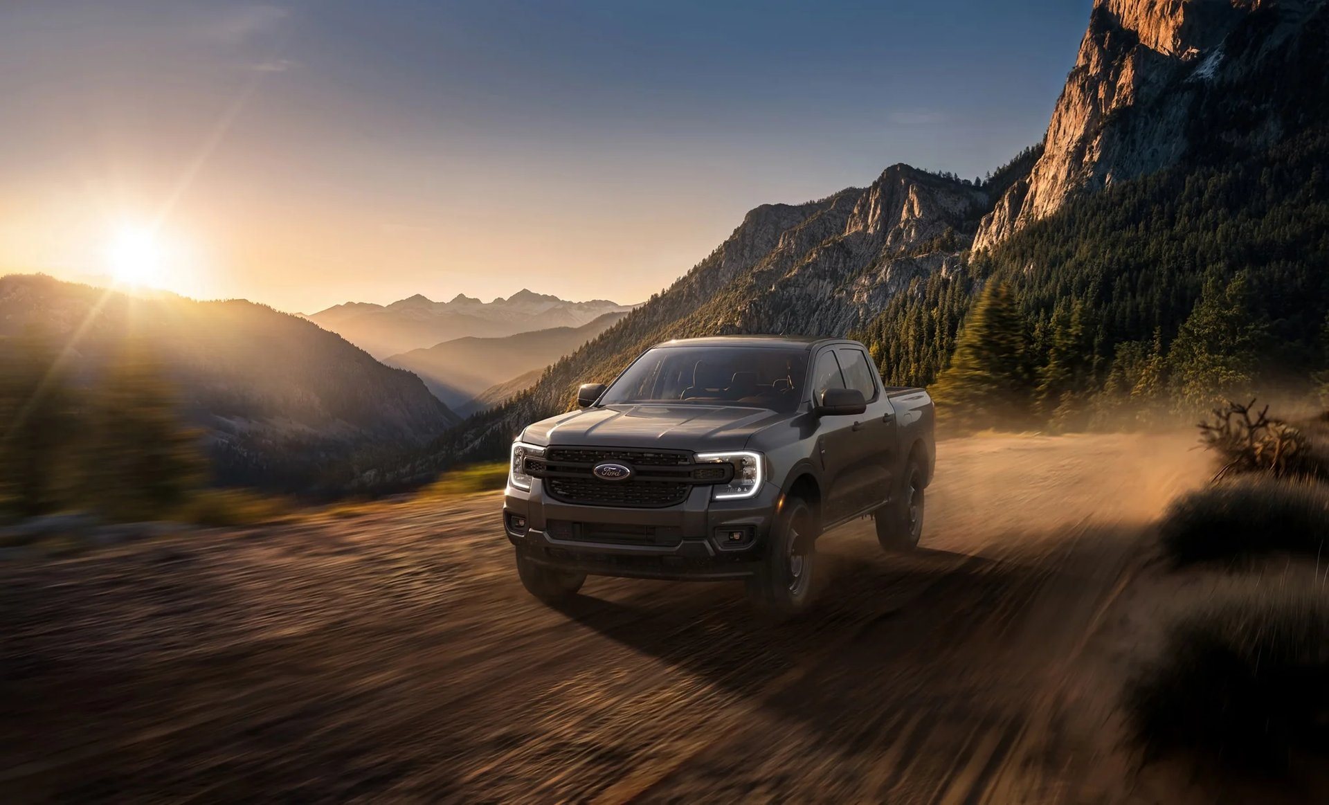 2026 Ford Ranger XL with STX Appearance Package on the road near Dickson, TN