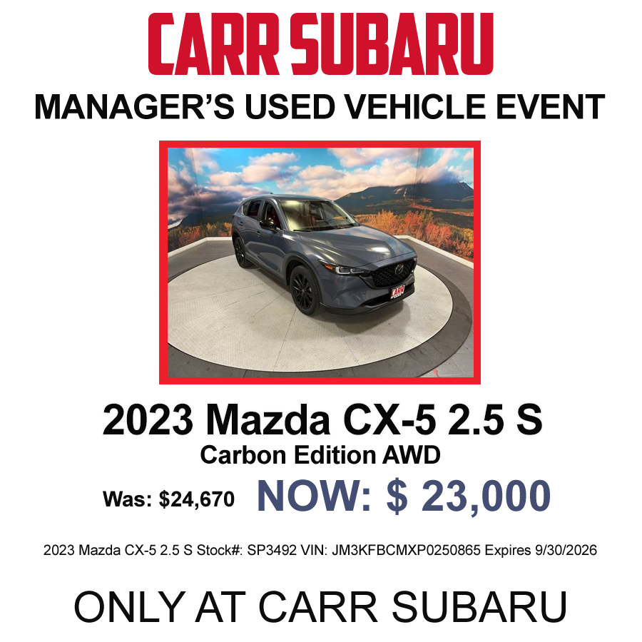Used Specials