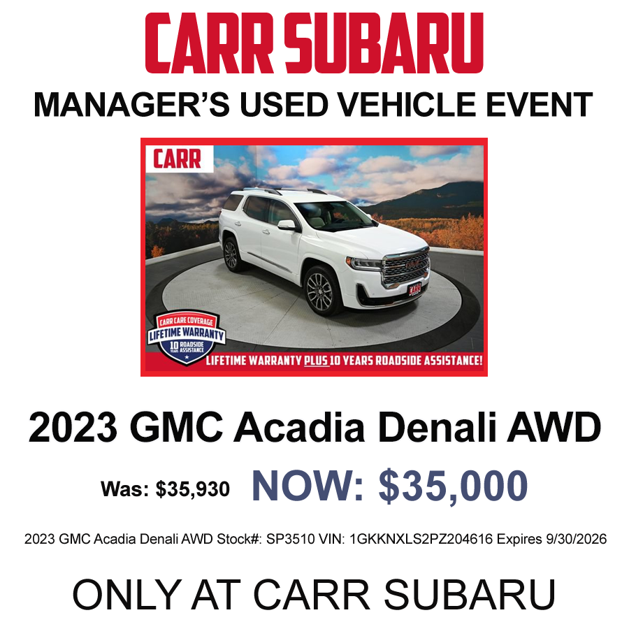 Used Car Sale