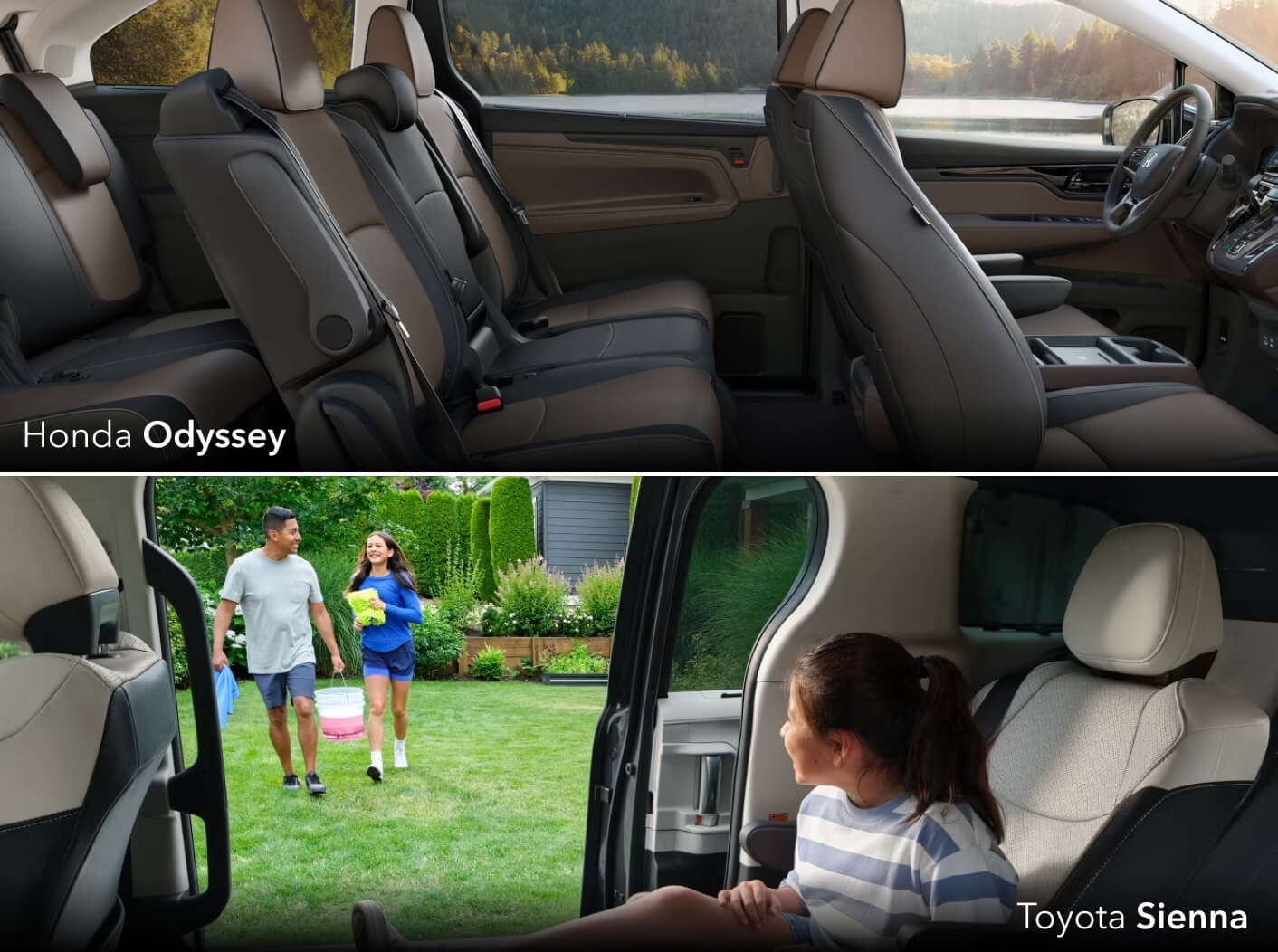 Honda Odyssey vs. Toyota Sienna Dimensions & Cargo Space