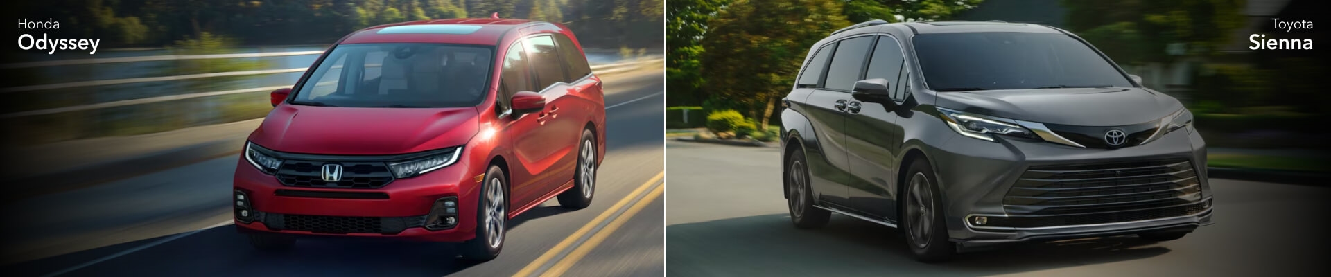 Honda Odyssey Vs. Toyota Sienna: 2026 Minivan Comparison