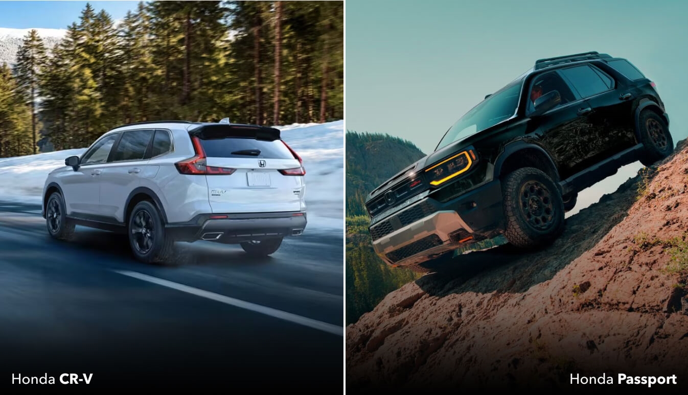 Honda Passport vs. CR-V Fuel Efficiency & MPG