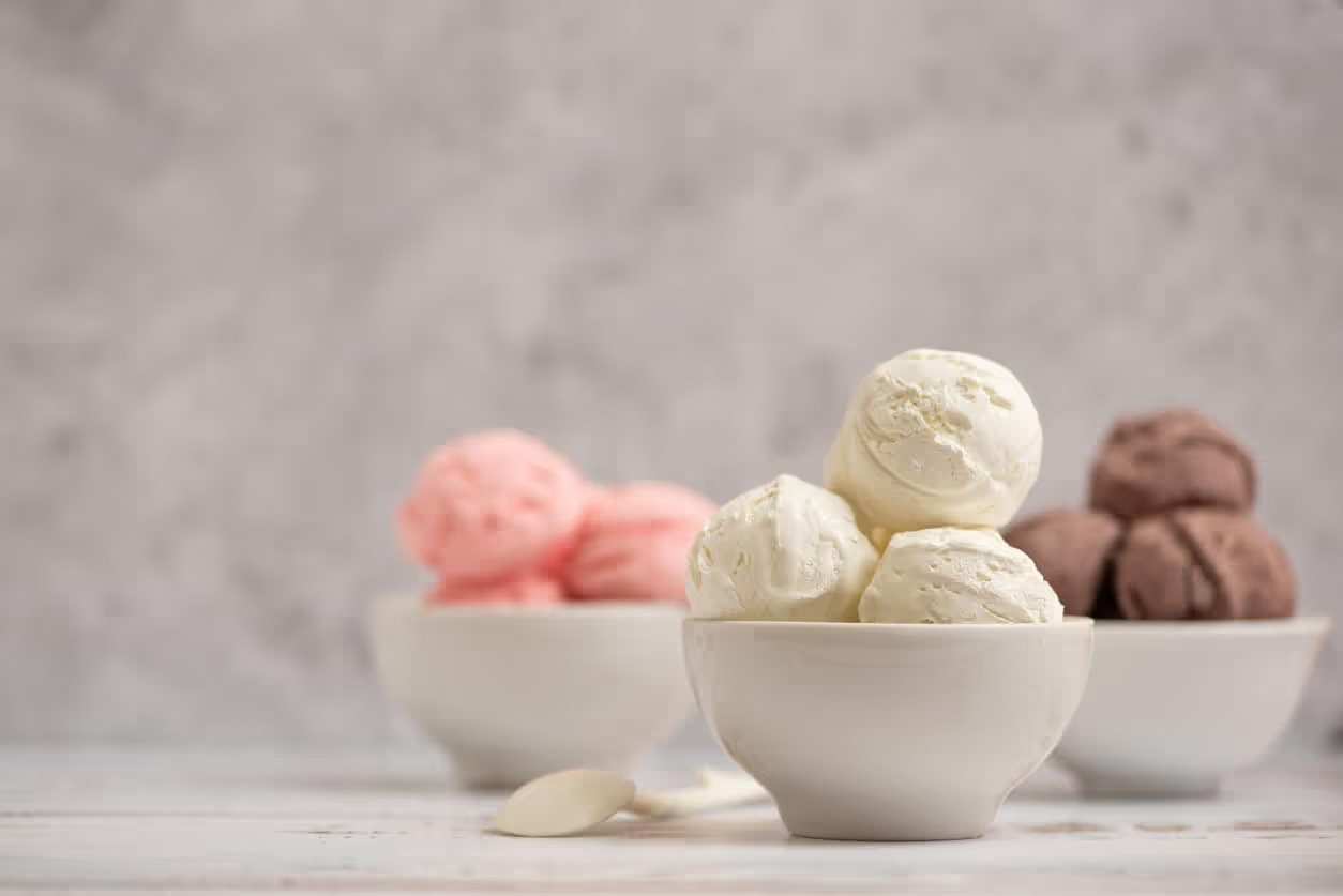 homemade ice cream