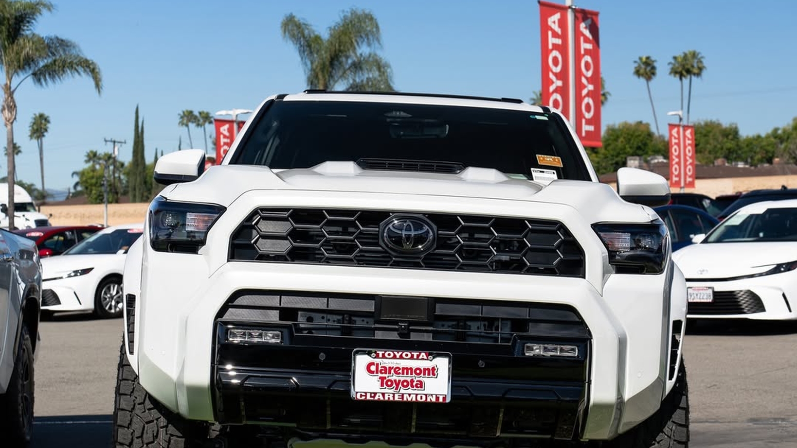2026 Toyota 4Runner exterior front three-quarter view at Claremont Toyota in Los Angeles County