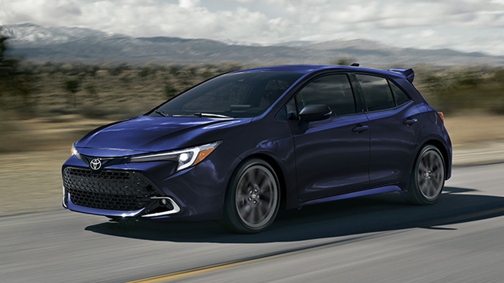 2026 Toyota Corolla exterior front three-quarter view at Claremont Toyota in Los Angeles County