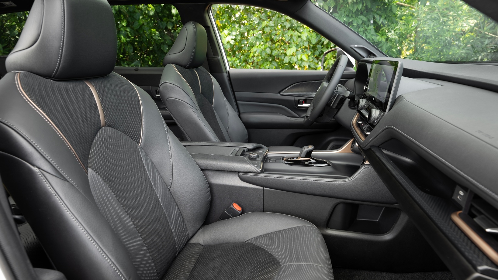 2026 Toyota Grand Highlander interior detail at Claremont Toyota in Los Angeles County