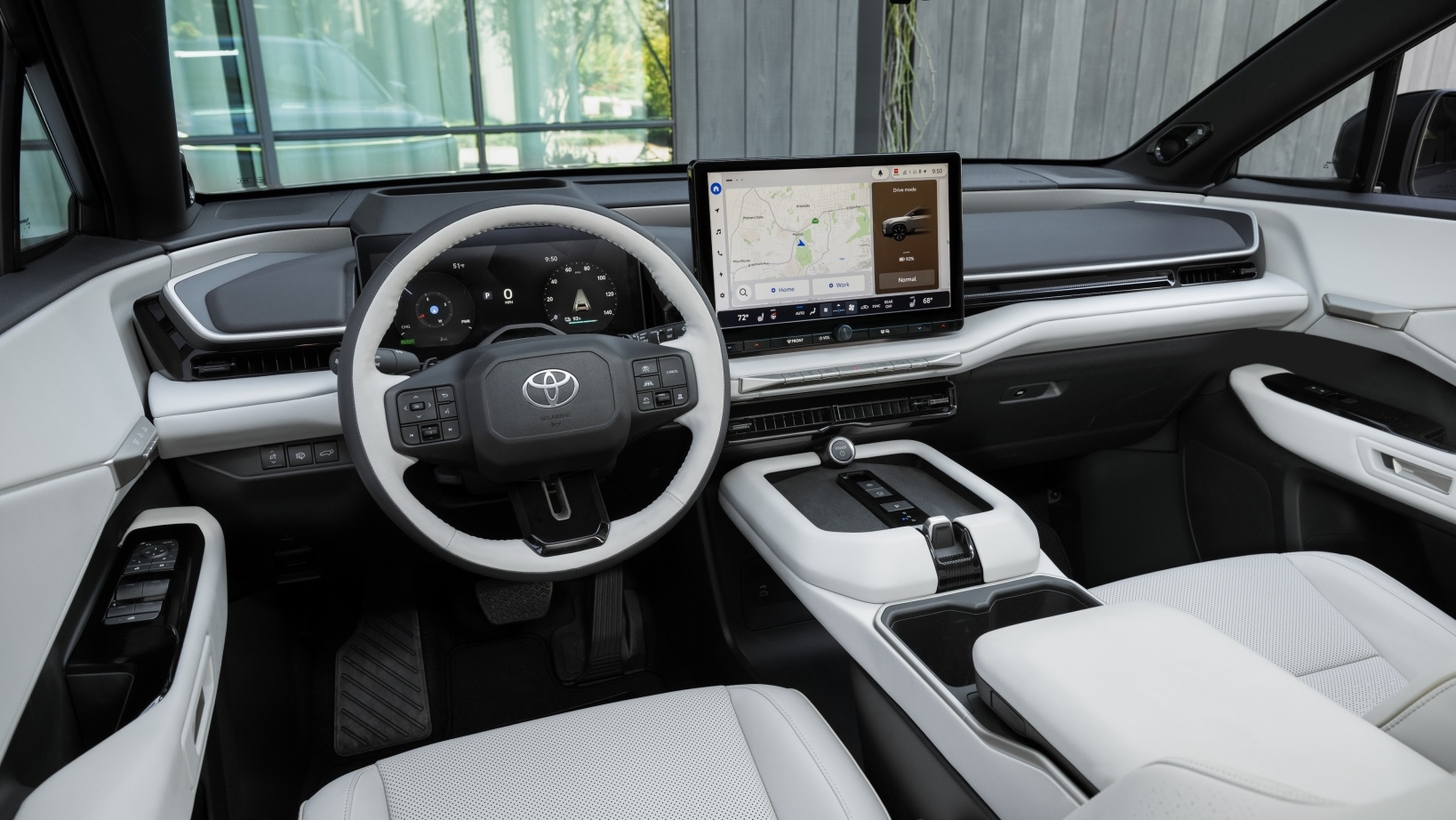 2026 Toyota Highlander interior dashboard at Claremont Toyota in Los Angeles County